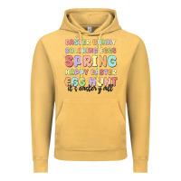 Vintage Mustard easter bunny spring Vintage Hoodie - MaliasSmallBusiness
