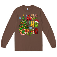 Chestnut ho ho ho christmas Long Sleeve Tee - MaliasSmallBusiness
