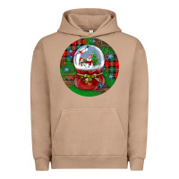 Pigment Burro snow globe christmas ornament Urban Hoodie - BundleAndBundleShop