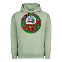 Pigment Oil Green snow globe christmas ornament Urban Hoodie - BundleAndBundleShop