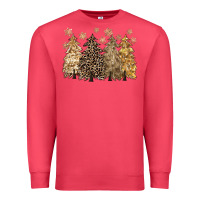 Cardinal merry christmas leopard trees Premium Sweatshirt - CowGirlArtShop