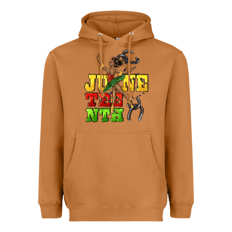 Juneteenth Heavyweight Hoodie by CowGirlArtShop | Teevron