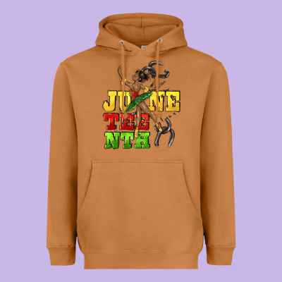 Juneteenth Heavyweight Hoodie Designed By Cowgirlartshop