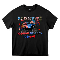Black red white wroom wroom wroom Heavy Core Tee - AdoDesignShop