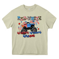 Mossy red white wroom wroom wroom Heavy Core Tee - AdoDesignShop