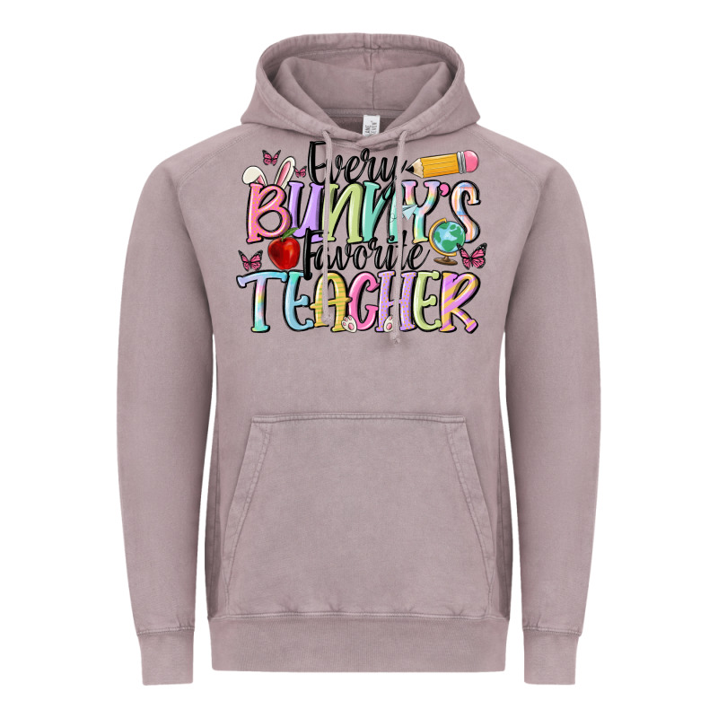 Every Bunny's Favorite Teacher Vintage Hoodie by MaliasSmallBusiness | Teevron