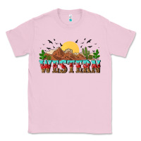 Bubblegum Pink western Classic Tee - NancyCooperArtShop