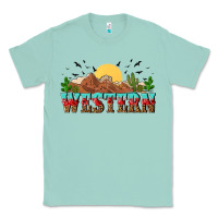 Seafoam western Classic Tee - NancyCooperArtShop