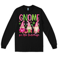 Black gnome for the holidays Long Sleeve Tee - MaliasSmallBusiness
