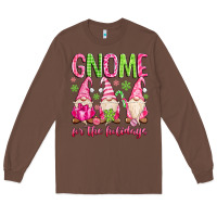 Chestnut gnome for the holidays Long Sleeve Tee - MaliasSmallBusiness