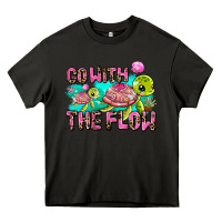 Asphalt go with the flow Heavy Core Tee - AdoDesignShop