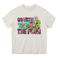 Go With The Flow Heavy Core Tee | Teevron