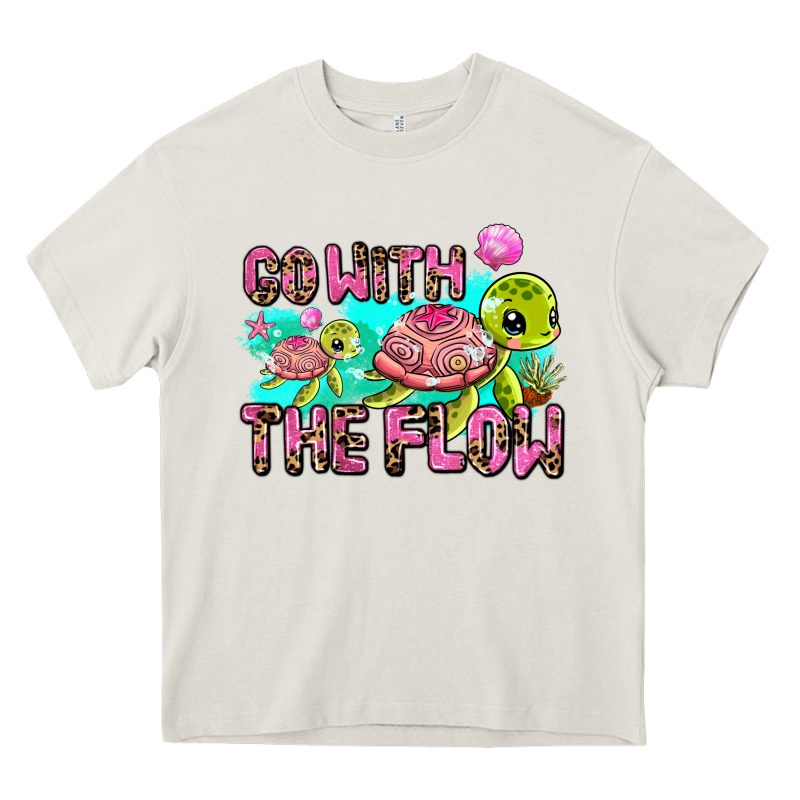 Go With The Flow Heavy Core Tee by AdoDesignShop | Teevron