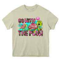 Mossy go with the flow Heavy Core Tee - AdoDesignShop