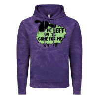 Cloud Purple he left the 99 to come for me Vintage Hoodie - MaliasSmallBusiness