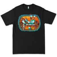 Black western cactus Premium Tee - AdoDesignShop
