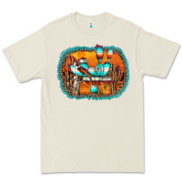Bone western cactus Premium Tee - AdoDesignShop