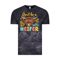 Cloud Black dont be a salty heifer Vintage Tee - MaliasSmallBusiness