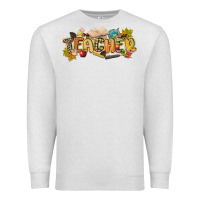 Oatmeal Heather fall teacher Premium Sweatshirt - CowGirlArtShop