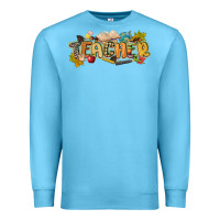 Ocean Blue fall teacher Premium Sweatshirt - CowGirlArtShop