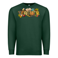 Sports Green fall teacher Premium Sweatshirt - CowGirlArtShop