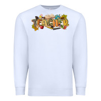 White fall teacher Premium Sweatshirt - CowGirlArtShop