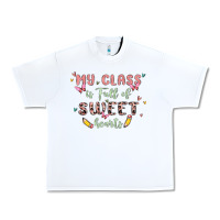 White my class is full of sweet hearts Urban Heavy Tee - MaliasSmallBusiness