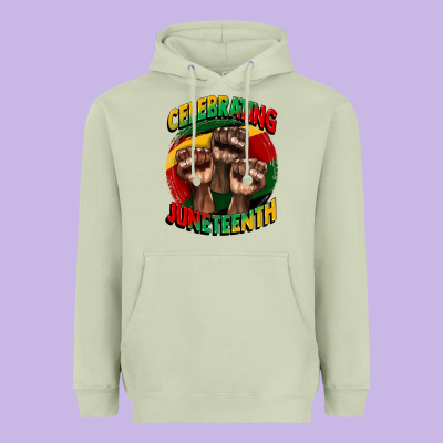 Im Celebrating Juneteenth  (1) Heavyweight Hoodie Designed By Cowgirlartshop