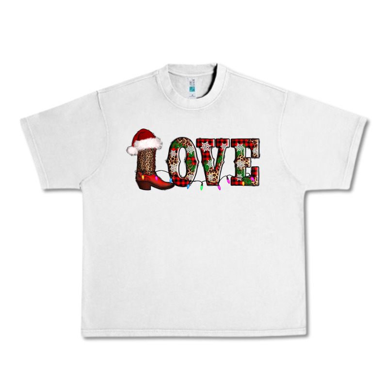 Love Christmas Boots Urban Heavy Tee by AdoDesignShop | Teevron