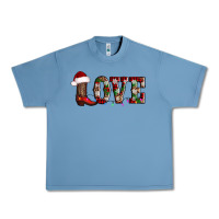 Pebble Blue love christmas boots Urban Heavy Tee - AdoDesignShop