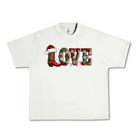 Pistachio love christmas boots Urban Heavy Tee - AdoDesignShop