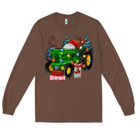 Chestnut farm tractor christmas Long Sleeve Tee - MaliasSmallBusiness