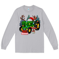 Moon Dust farm tractor christmas Long Sleeve Tee - MaliasSmallBusiness