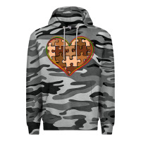 Slate Camo melanin skin tone heart black history Premium Hoodie - CowGirlArtShop