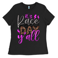 Black it's race day y'all Ladies Tee - JahusDesignShop