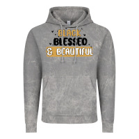Cloud Rock black blessed & beautiful Vintage Hoodie - MaliasSmallBusiness
