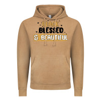Black Blessed & Beautiful Vintage Hoodie | Teevron