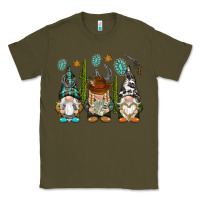 Army Green western gnomies Classic Tee - NancyCooperArtShop