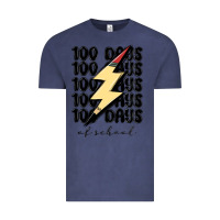 Vintage Denim 100 days of school Vintage Tee - MaliasSmallBusiness
