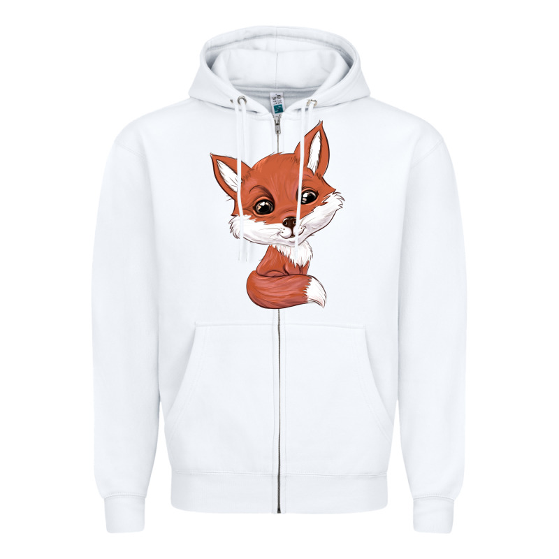 Fox Zipper Hoodie by texasbilliewilder | Teevron