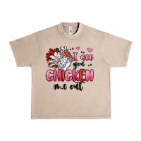French Oak i see you chicken out Urban Heavy Tee - MaliasSmallBusiness