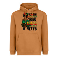 Meerkat juneteenth 1865 because my ancestors Heavyweight Hoodie - CowGirlArtShop