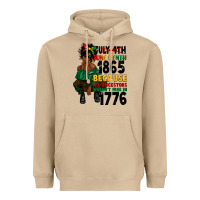 Mushroom juneteenth 1865 because my ancestors Heavyweight Hoodie - CowGirlArtShop