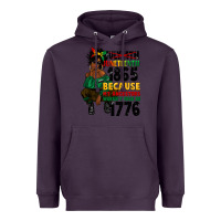 Plum juneteenth 1865 because my ancestors Heavyweight Hoodie - CowGirlArtShop