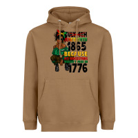 Toasted Coconut juneteenth 1865 because my ancestors Heavyweight Hoodie - CowGirlArtShop