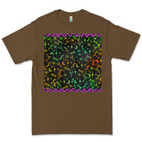 Cacao halloween witch symbols seamless pattern Premium Tee - BundleAndBundleShop