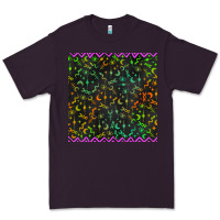 Plum halloween witch symbols seamless pattern Premium Tee - BundleAndBundleShop
