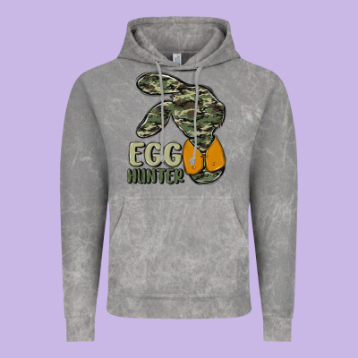 Egg Hunter Vintage Hoodie Designed By Maliassmallbusiness