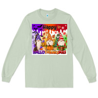 Matcha happy hallothanksmas gnomies Long Sleeve Tee - MaliasSmallBusiness