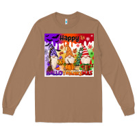 Happy Hallothanksmas Gnomies Long Sleeve Tee | Teevron